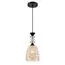 LUMION 8056/1A SUSPENTIONI LN25 311 черный/амбер металл/стекло Подвесной светильник E27 1*60W 220V ELENIKA, изображение 6
