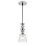 LUMION 8049/1A SUSPENTIONI LN25 308 хром/прозрачный металл/стекло Подвесной светильник E27 1*60W 220V MANOLA, изображение 6