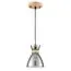 LUMION 8050/1A SUSPENTIONI LN25 309 дерево/смоки металл/стекло Подвесной светильник E27 1*60W 220V MIRABELA