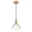 LUMION 8055/1A SUSPENTIONI LN25 310 дерево/прозрачный металл/стекло Подвесной светильник E27 1*60W 220V NATANA, изображение 6