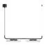 LUMION 6561/4 SUSPENTIONI LN25 241 черный/прозрачный/металл/стекло Подвес G9 4*20W 220V TORONTO