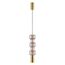 LUMION 6504/1A SUSPENTIONI LN23 303 бронза, розовый, серый Подвес GU10 50W 220V VERONA