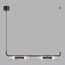 LUMION 6561/4 SUSPENTIONI LN25 241 черный/прозрачный/металл/стекло Подвес G9 4*20W 220V TORONTO, изображение 3