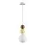 LUMION 6558/1 SUSPENTIONI LN25 334 белый/белый, коричнеый, кремовый/металл/металл, стекло Подвес G9 1*20W 220V BONBONES