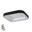 SONEX 7768/56L AVRA LED SN 039 Светильник металл/белый/черный LED 56Вт+14Вт 3000-6000K 500х500 IP43 пульт ДУ+подсветка SHARMEL