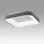 SONEX 7769/56L AVRA LED SN 039 Светильник металл/белый/серый LED 56Вт+14Вт 3000-6000K 500х500 IP43 пульт ДУ+подсветка SHARMEL, изображение 4