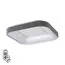 SONEX 7769/56L AVRA LED SN 039 Светильник металл/белый/серый LED 56Вт+14Вт 3000-6000K 500х500 IP43 пульт ДУ+подсветка SHARMEL