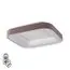 SONEX 7770/56L AVRA LED SN 039 Светильник металл/белый/мокко LED 56Вт+14Вт 3000-6000K 500х500 IP43 пульт ДУ+подсветка SHARMEL