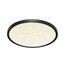 SONEX 7662/32L MITRA LED SN 090 Светильник пластик/белый/черный LED 32Вт 3000/4000K D400 IP40 OMEGA BLACK, изображение 8