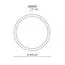 SONEX 2036/DL PALE SN 197 Светильник пластик/белый/прозрачный LED 48Вт 3000-6300K D400 IP43 пульт ДУ BRISA, изображение 2
