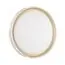 SONEX 3054/DL PALE SN 183 Светильник пластик/белый/золотистый LED 48Вт 3000-6300K D395 IP43 пульт ДУ SHINY