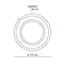 SONEX 2041/DL PALE SN 197 Светильник пластик/белый/прозрачный LED 48Вт 3000-6300K D350 IP43 пульт ДУ FLOORS, изображение 2