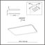 SONEX 7751/130L MITRA LED SN 105 Светильник металл/PMMA/белый LED 130Вт 4500К 903х582 IP20 BETA, изображение 2