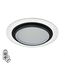 SONEX 7732/80L MITRA LED SN 078 Светильник металл/акрил/белый/прозрачный/черный LED 80Вт 3000-6000К D480 IP20 пульт ДУ SUNNY