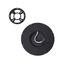 SONEX 7660/18L MITRA LED SN 087 Светильник пластик/белый/черный LED 18Вт 3000/4000K D230 IP40 ALFA BLACK, изображение 11