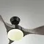 SONEX 7702/24L VIVA LED SN 189 Люстра-вентилятор, черный/серое дерево LED 24Вт 3000-6000K D1320 пульт ДУ STORM, изображение 4