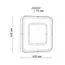SONEX 3047/DL TAN SN 224 Светильник пластик/черн. LED 48Вт 3000-6500К 430х430 IP43 пульт ДУ/ LampSmart ARTI, изображение 2