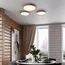 SONEX 3019/DL TAN SN 175 Светильник пластик/под дер. LED 48Вт 3000-6500 D390 IP43 пульт ДУ/ LampSmart WOODI, изображение 3