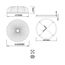 SONEX 7719/48L PIKO LED SN 027 Светильник металл/стекло/прозрачный/золотой LED 48Вт 3000-6500K D400 IP20 пульт ДУ TESORO, изображение 2