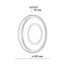 SONEX 3046/EL TAN SN 010 Светильник пластик/белый/черный LED 72Вт 3000-6500К D495 IP43 пульт ДУ/ LampSmart STOKI, изображение 2