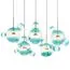LOFT IT 2027-S5 Blue Подвесной светильник Bolle, изображение 5