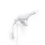 Seletti 00124525; 14734 Настенный светильник Bird Looking Left White