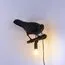 Seletti 00127068; 14738 Настенный светильник Bird Looking Right Black, изображение 5