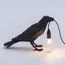 Seletti 00124526; 14735 Настольная лампа Bird Waiting Black, изображение 2