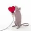 Seletti 00134161; 15220SV Настольная лампа Mouse Lamp Love Edition USB, изображение 10