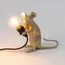Seletti 00133915; 15231 Настольная лампа Mouse Lamp Sitting GOLD USB, изображение 6