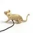 Seletti 00133966; 15232 Настольная лампа Mouse Lamp Lyie Down Gold USB, изображение 3