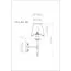 Garda Decor K2BW2021-1 Бра 22*16*37см, изображение 3