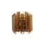 Garda Decor 20MB3451-2AMBER Бра стекло янтарного цвета 32*33*32см