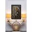 Garda Decor 22-86949 Лампа настольная плафон золотистый d40*70см, изображение 4