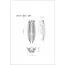 Garda Decor K2KG02W-2G Бра 14*43см, изображение 4