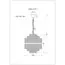 Garda Decor K2KR1137P-7 Люстра D50*H56см, изображение 4