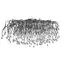 Garda Decor 86-8015/1200RS Люстра круглая d.120*h.38см, хром