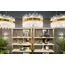 Garda Decor 62GDW-901-600 Люстра Cleo M золото d60см h35см, изображение 3