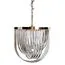 Garda Decor 20MD3279-6G Светильник потолочный стекло/золото d54*64см