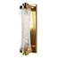 Garda Decor 92EL-YG59026  Бра латунь, стекло прозр. 12*18*h.50см, изображение 2