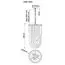 Garda Decor 91GH-3503 Люстра потолочная, хром, акрил  d.25*h.48см, изображение 4