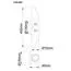 Garda Decor 91GH-0021 Бра металлическое черное/золотое 7,5*9,5*h.40см, изображение 3