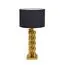 Garda Decor K2KM0901BR Лампа настольная Bamboo плафон черн, черн/латунь 45*h90см