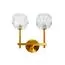 Garda Decor K2KR0934W-2 Бра Deco M латунь 27*13*h23 см