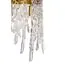 Garda Decor K2KG1102P-8A Люстра Tiara круглая латунь/стекло прозр. d80*h63см, изображение 2