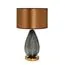 Garda Decor K2TL-07233 Лампа настольная сер-зел.стекло/плафон кор. 35*h.60см