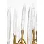Garda Decor K2PG0330-80 Люстра латунь/стекло прозр. d.80 h.43см, изображение 2