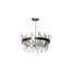Garda Decor 92EL-YG02120-6P Люстра потолочная хром, стекло прозр., d60*h.100см