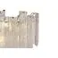 Garda Decor 91GH-1014-8 Люстра потолочная "Ice" рифленое стекло/латунь d.53см h.68см, изображение 2