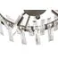 Garda Decor 92EL-YG02120-6P Люстра потолочная хром, стекло прозр., d60*h.100см, изображение 2